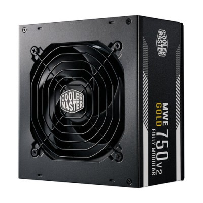 Fuente de Poder Cooler Master MWE GOLD 750 V2 - 750W - ATX - 24 Pin - 12x SATA - 80 Plus Gold - MPE-7501-AFAAG-3U2 Fuente de Poder Cooler Master MWE GOLD 750 V2 - 750W - ATX - 24 Pin - 12x SATA - 80 Plus Gold - MPE-7501-AFAAG-3U2