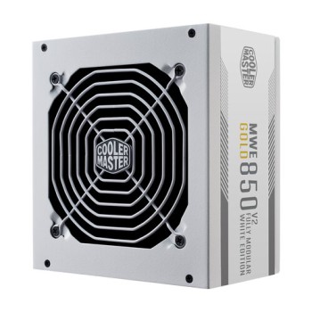 Fuente de Poder Cooler Master MWE Gold 850 V2 Ready White Edition - 850W - ATX 3.0 - 24-pin - 12 SATA - 80 PLUS Gold - Blanco - MPE-8501-AFAAG-3GU2