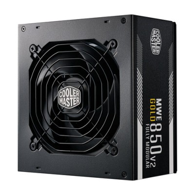 Fuente de Poder Cooler Master MWE GOLD 850 V2 - 850W - ATX - 24 Pin - 12 SATA - 80 PLUS Gold - MPE-8501-AFAAG-3U2 Fuente de Poder Cooler Master MWE GOLD 850 V2 - 850W - ATX - 24 Pin - 12 SATA - 80 PLUS Gold - MPE-8501-AFAAG-3U2