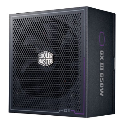 Fuente de Poder Cooler Master GX III GOLD 650 - 650W - ATX - 24 Pin - 8x SATA - 80 Plus Gold - MPX-6503-AFAG-BUS Fuente de Poder Cooler Master GX III GOLD 650 - 650W - ATX - 24 Pin - 8x SATA - 80 Plus Gold - MPX-6503-AFAG-BUS