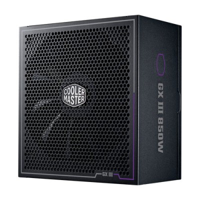 Fuente de Poder Cooler Master GX III Gold 850 - 850W - ATX - 24-pin - 8 SATA - 80 PLUS Gold - MPX-8503-AFAG-BUS Fuente de Poder Cooler Master GX III Gold 850 - 850W - ATX - 24-pin - 8 SATA - 80 PLUS Gold - MPX-8503-AFAG-BUS