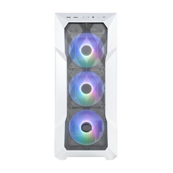 Gabinete Gamer Cooler Master MasterBox TD500 Mesh V2 - Media Torre - ATX/Micro-ATX/Mini-ITX/SSI-CEB/E-ATX - 3 Ventiladores - Panel Lateral - Blanco - TD500V2-WGNN-S00