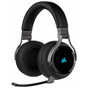 Diadema Gamer Corsair VIRTUOSO - Inalámbrico - Micrófono - RGB - Color Carbón - CA-9011185-NA