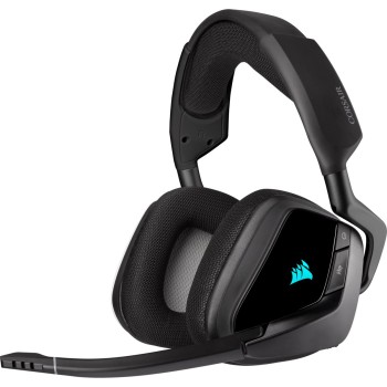 Diadema Gamer Corsair VOID ELITE Wireless - Inalámbrico - Micrófono - RGB - Color Carbón - CA-9011201-NA