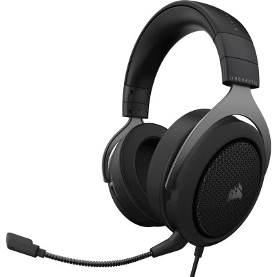 Diadema Gamer Corsair HS60 HAPTIC - Alámbrico - USB - Micrófono - Negro - CA-9011228-NA