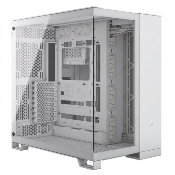 Gabinete Gamer Corsair 6500X - Media Torre - E-ATX/ATX/Micro ATX/Mini ITX - Panel Lateral - Blanco - CC-9011258-WW