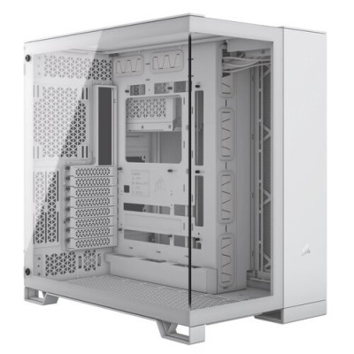 Gabinete Gamer Corsair 6500X - Media Torre - E-ATX/ATX/Micro ATX/Mini ITX - Panel Lateral - Blanco - CC-9011258-WW