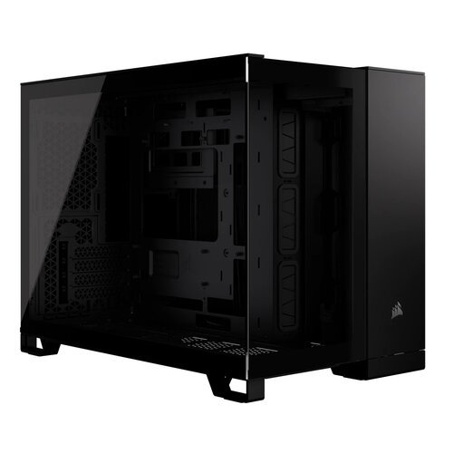 Gabinete Gamer Corsair 2500X Media Torre - Micro ATX/Mini ITX - Panel Lateral Negro CC-9011265-WW
