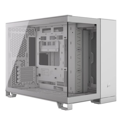 Gabinete Gamer Corsair 2500X Media Torre Blanco - Micro ATX/Mini ITX - CC-9011266-WW
