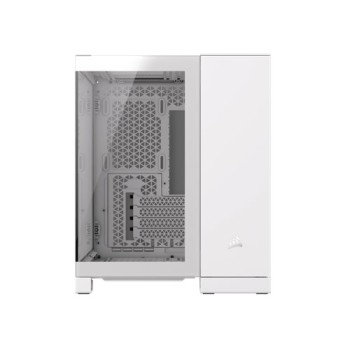 Gabinete Gamer Corsair iCUE LINK 2500X RGB - Micro Torre - Micro ATX/Mini-ITX - Panel Lateral - Blanco - CC-9011268-WW