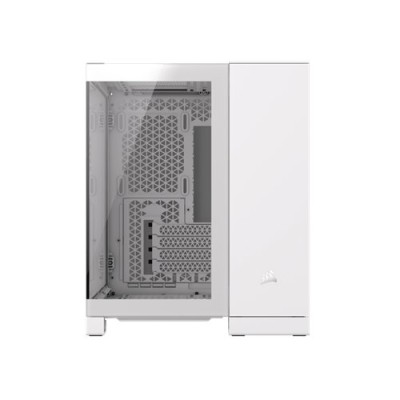 Gabinete Gamer Corsair iCUE LINK 2500X RGB - Micro Torre - Micro ATX/Mini-ITX - Panel Lateral - Blanco - CC-9011268-WW