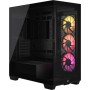 Gabinete Gamer Corsair 3500X ARGB - Semitorre - ATX/E-ATX/Micro-ATX/Mini-ITX - 3 Ventiladores - Panel Lateral - CC-9011278-WW