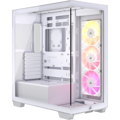 Gabinete Gamer Corsair 3500X ARGB Blanco - Semitorre ATX con 3 Ventiladores y Panel Lateral de Vidrio - Modelo CC-9011279-WW Gabinete Gamer Corsair 3500X ARGB Blanco - Semitorre ATX con 3 Ventiladores y Panel Lateral de Vidrio - Modelo CC-9011279-WW