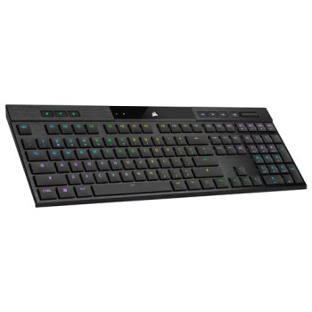 Teclado Gamer Corsair K100 AIR RGB - Mecánico - Switch Cherry MX - Inalámbrico - Negro (Inglés) - CH-913A01U-NA