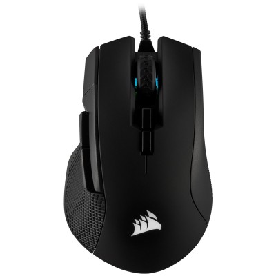 Mouse Corsair IRONCLAW RGB - 18,000 DPI - Alámbrico - USB 2.0 - 7 Botones - Óptico - Negro - CH-9307011-NA