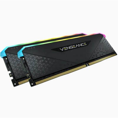 Memoria RAM Corsair Vengeance RGB - DDR4 - 16GB (2x 8GB) - 3600MHz - DIMM - Para PC - CMG16GX4M2D3600C18