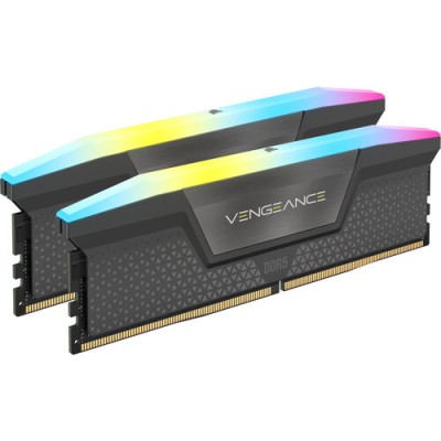 Memoria RAM Corsair Vengeance RGB - DDR5 - 32GB (2x16GB) - 5200MHz - para PC - CMH32GX5M2B5200Z40K