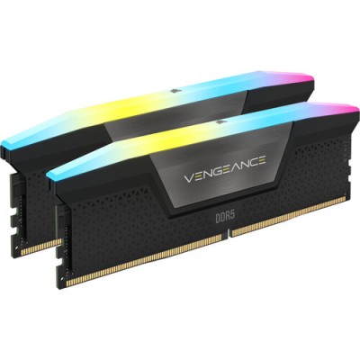 Memoria RAM Corsair Vengeance RGB - DDR5 - 32GB (2x16GB) - 5600MHz - DIMM - para PC - CMH32GX5M2B5600C36K