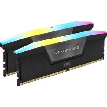 Memoria RAM Corsair Vengeance RGB - DDR5 - 32GB (2x16GB) - 6400MT/s - DIMM - Para PC - CMH32GX5M2B6400C36