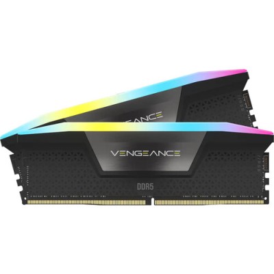 Memoria RAM Corsair VENGEANCE RGB - DDR5 - 32GB (2x16GB) - 7200MHz - DIMM - Para PC - CMH32GX5M2X7200C34