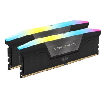 Memoria RAM Corsair VENGEANCE RGB DDR5 64GB (2x32GB) 6000MT/s Modelo CMH64GX5M2B6000C30