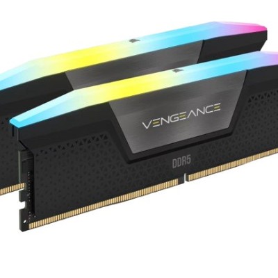 Memoria RAM Corsair VENGEANCE RGB - DDR5 - 64GB (2x32GB) - 6400MT/s - DIMM - Para PC - CMH64GX5M2B6400C32