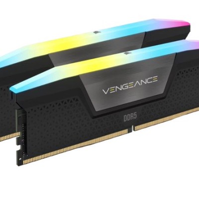 Memoria RAM Corsair VENGEANCE RGB - DDR5 - 96GB (2x48GB) - 5600MT/s - DIMM - Para PC - CMH96GX5M2B5600C40