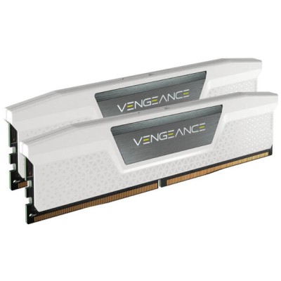 Memoria RAM Corsair Vengeance - DDR5 - 32GB (2x 16GB) - 5200MHz - DIMM - para PC - Blanco - CMK32GX5M2B5200C40W