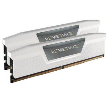 Memoria RAM Corsair VENGEANCE - DDR5 - 32GB (2x16GB) - 6400MT/s - DIMM - Para PC - Blanco - CMK32GX5M2B6400C32W
