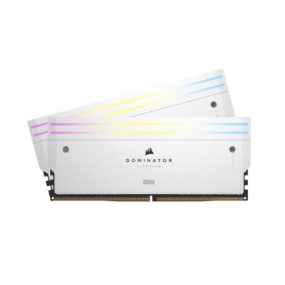 Memoria RAM Corsair DOMINATOR TITANIUM - DDR5 - 64GB (2x32GB) - 6400MT/s - DIMM - Para PC - CMP64GX5M2B6400C32W