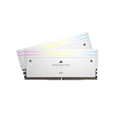Memoria RAM Corsair DOMINATOR TITANIUM - DDR5 - 64GB (2x32GB) - 6400MT/s - DIMM - Para PC - CMP64GX5M2B6400C32W