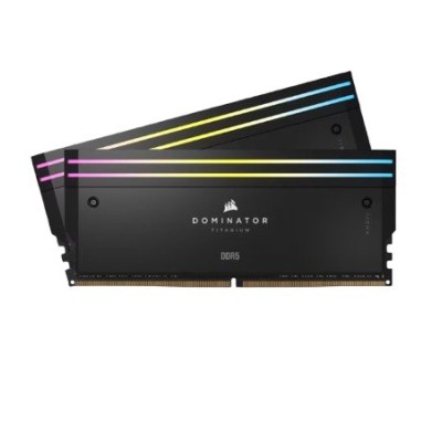 Memoria RAM Corsair DOMINATOR TITANIUM - DDR5 - 64GB (2x32GB) - 6400MT/s - DIMM - Para PC - CMP64GX5M2B6400C32