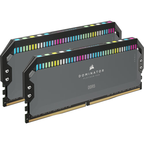 Memoria RAM Corsair Dominator Platinum RGB DDR5 32GB (2x16GB) 5200MHz Modelo CMT32GX5M2B5200Z40