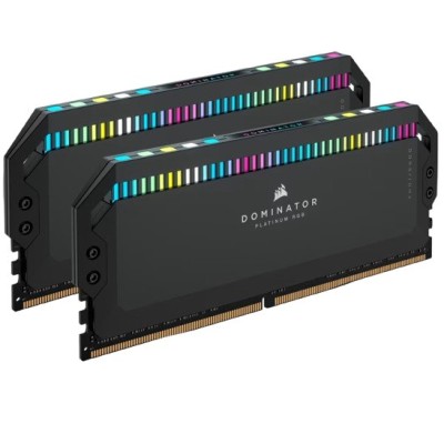 Memoria RAM Corsair DOMINATOR PLATINUM RGB - DDR5 - 32GB (2x16GB) - 6000MT/s - DIMM - Para PC - CMT32GX5M2X6000C36