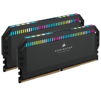 Memoria RAM Corsair DOMINATOR PLATINUM RGB - DDR5 - 64GB (2x32GB) - 5600MT/s - DIMM - Para PC - CMT64GX5M2B5600C40