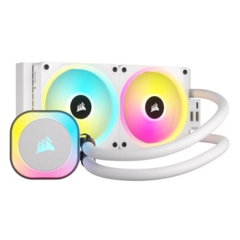 Enfriamiento Líquido Corsair iCUE LINK H100i RGB - 2 Ventiladores - 2400 RPM - Blanco - CW-9061005-WW