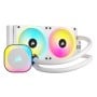 Enfriamiento Líquido Corsair iCUE LINK H100i RGB - 2 Ventiladores - 2400 RPM - Blanco - CW-9061005-WW