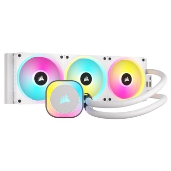 Enfriamiento Líquido Corsair iCUE LINK H150i RGB - 3 Ventiladores - 2400 RPM - Blanco - CW-9061006-WW