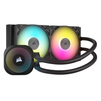 Enfriamiento Líquido Corsair iCUE LINK TITAN 240 RX - 2 Ventiladores 2100 RPM - CW-9061016-WW Enfriamiento Líquido Corsair iCUE LINK TITAN 240 RX - 2 Ventiladores 2100 RPM - CW-9061016-WW