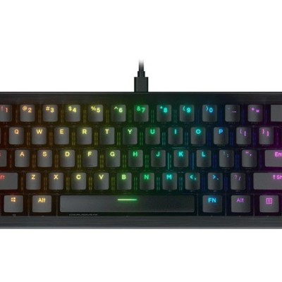Teclado Gamer Cougar Puri Mini - Alámbrico - Inglés - RGB - Switch Rojo - 37PRMRM1MI.0002