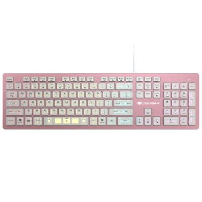 Teclado Gamer COUGAR VANTAR AX - Alámbrico - RGB - Rosa - 37VAPXNMX.0002