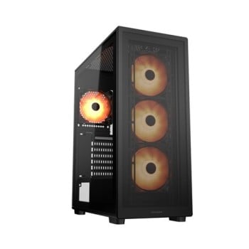 Gabinete Gamer COUGAR MX220 RGB - Media Torre - ATX/Micro ATX/Mini ITX - Panel Lateral - 382AC80.0001