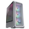 Gabinete Gamer COUGAR Archon 2 Mesh RGB - Media Torre - ATX/Micro ATX/Mini ITX - Panel Lateral - Blanco - 385CC50.0002