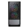 Gabinete Gamer Cougar MG140 Air RGB - Mini Torre - Micro ATX/Mini ITX - 3x Ventiladores - Panel Lateral - Negro - 385JM80.0001