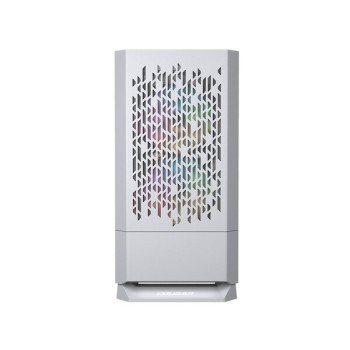 Gabinete Gamer Cougar MG140 Air RGB - Mini Torre - Micro ATX/Mini ITX - 3x Ventiladores - Panel Lateral - Blanco - 385JM80.0002