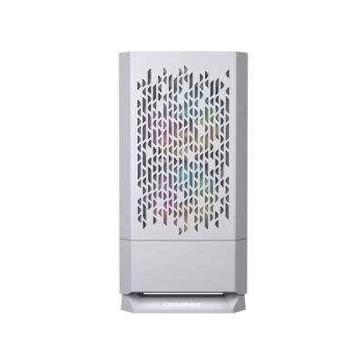 Gabinete Gamer Cougar MG140 Air RGB - Mini Torre - Micro ATX/Mini ITX - 3x Ventiladores - Panel Lateral - Blanco - 385JM80.0002
