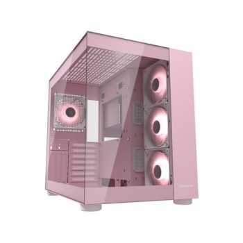 Gabinete Gamer COUGAR FV150 RGB - Media Torre - ATX/Micro ATX/Mini ITX - Panel Lateral - Rosa - 385KA10.0005