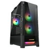 Gabinete Gamer COUGAR Duoface RGB - Media Torre - ATX/CEB/E-ATX/Micro ATX/Mini ITX - Panel Lateral - 385ZD10.0001