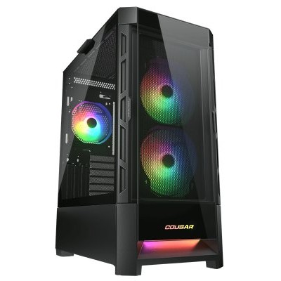 Gabinete Gamer COUGAR Duoface RGB - Media Torre - ATX/CEB/E-ATX/Micro ATX/Mini ITX - Panel Lateral - 385ZD10.0001