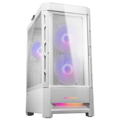 Gabinete Gamer COUGAR Duoface RGB - Media Torre - ATX/CEB/E-ATX/Micro ATX/Mini ITX - Panel Lateral - Blanco - 385ZD10.0003